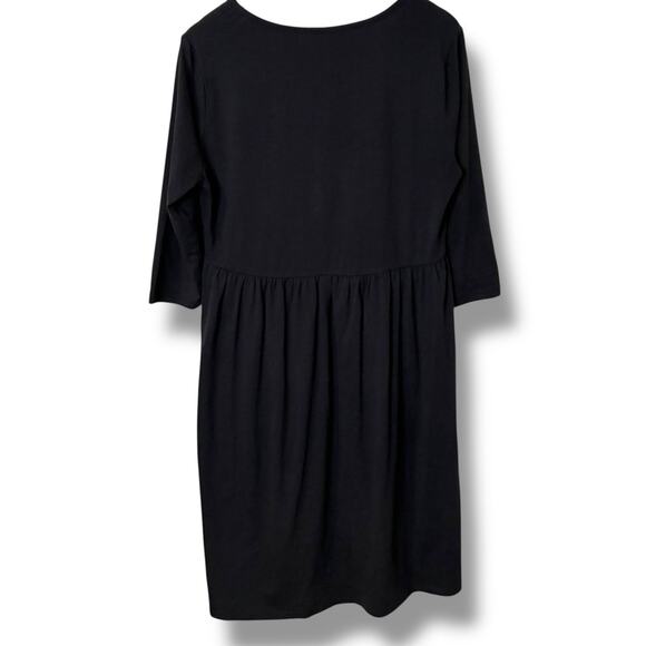 Matilda Jane Dress Women's Size Medium 25619D Little Black Dress 3/4 Sleeves - Picture 3 of 6